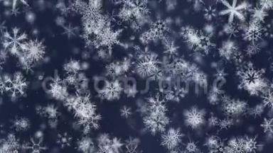 漂亮雪3/1080p详细全高清观赏雪视频背景循环